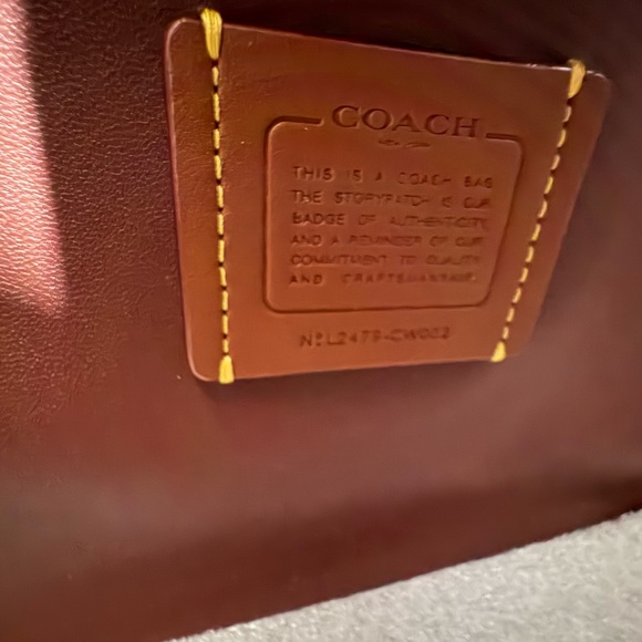 *NWT* Coach Hadley Convertible Crossbody Bag (Deep Orange) CW002 - Picture 5 of 6